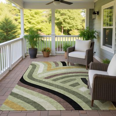 Addison Rugs Machine Washable Indoor/ Outdoor Modern Jalen Chantille Rug