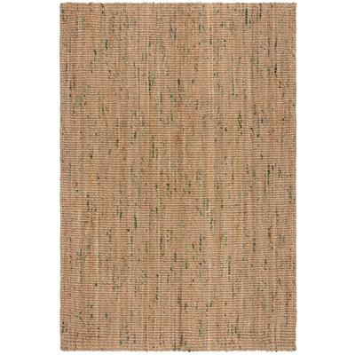 FLAIR RUGS "Jute Boucle" rechteckig 7 mm Höhe aus 100% Jute, mit Fransen, aus Naturfasern