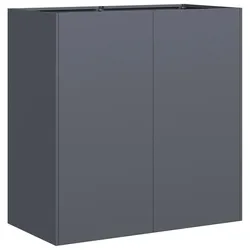 Helloshop26 - Moderner Pflanzkübel für den Außenbereich 80 x 40 x 80 cm robust und ästhetisch ansprechend aus anthrazitfarbenem 02_0051500