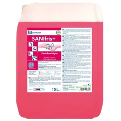 Dreiturm Sanifris PLUS 10 L Sanitär-Reiniger & Kalklöser mit angenehmen Frischeduft