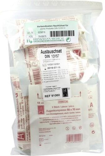 Verbandkasten Nachfüllset für sterile Prod.13157-c 1stk