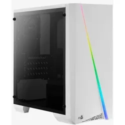 AeroCool PC Gehäuse Cylon Mini Mini-Tower Weiß (Window-Kit)
