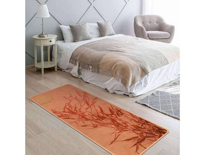 Läufer/Yogamatte Goldene Sonne 183 x 61cm Pink