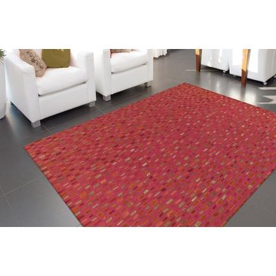 Teppich ARTE ESPINA "Wild 8022", rot, B:120cm H:14mm L:180cm, Rindsleder, Teppiche, Teppich, Luxuriöser Teppich in Spitzenqualität, Naturmaterialien