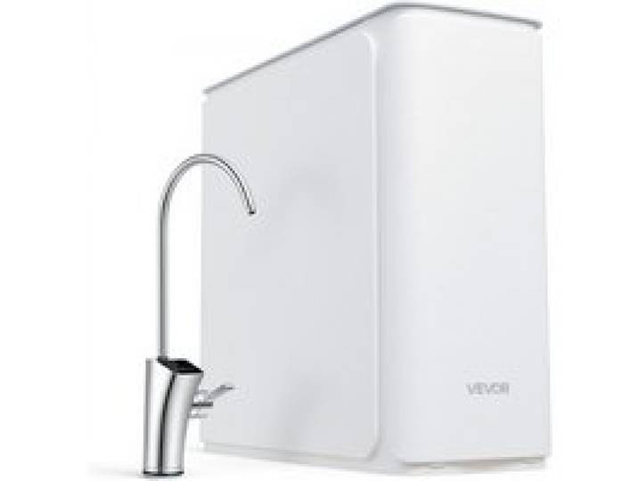 VEVOR Umkehrosmoseanlage Untertisch 1000 GPD 8-stufig Wasserfilter Tanklo, für Haushalt, 2:1 Reinwasser zu Abwasser, pH 7,5–8,5, Smarter Edelstahlhahn mit TDS-Anzeige, Filterwechsel in 3 Sekunden, CE