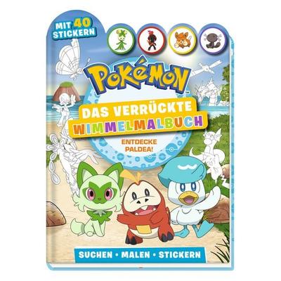 Pokémon: Das verrückte Wimmelmalbuch - Entdecke Paldea!, Taschenbuch von Pokémon, Panini, 978-3-8332-4590-9