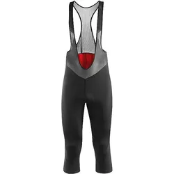 Löffler, Herren, Velohosen, Trägerhose Basic Gel (48), Grau, Schwarz