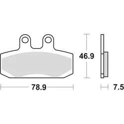TRW Bremsbelag MCB 673 mit Zulassung