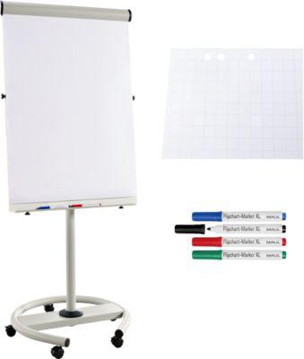 Flipchart Business RD 617, mobil, inkl. 40 Blatt Flipchartpapier und 4 Markern
