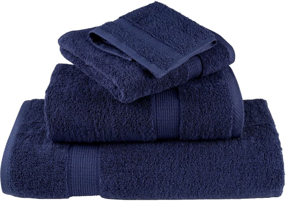 vidaXL Serviettes de douche de qualité supérieure SOLUND 10 pcs