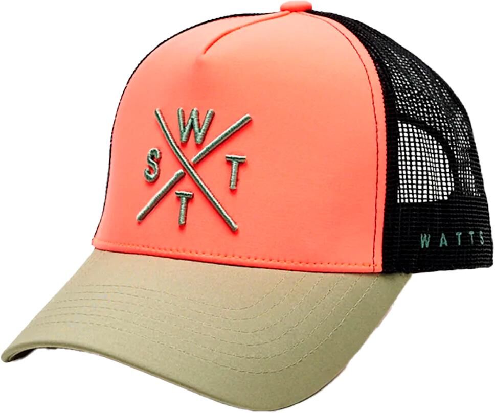 Watts  - 1R-Tribe Cap Fluo Corail Olive - Casquette