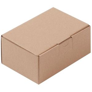 BB-Verpackungen Faltkartons 1-wellig, 25 Stück, braun, Innenmaße 152 x 110 x 56 mm