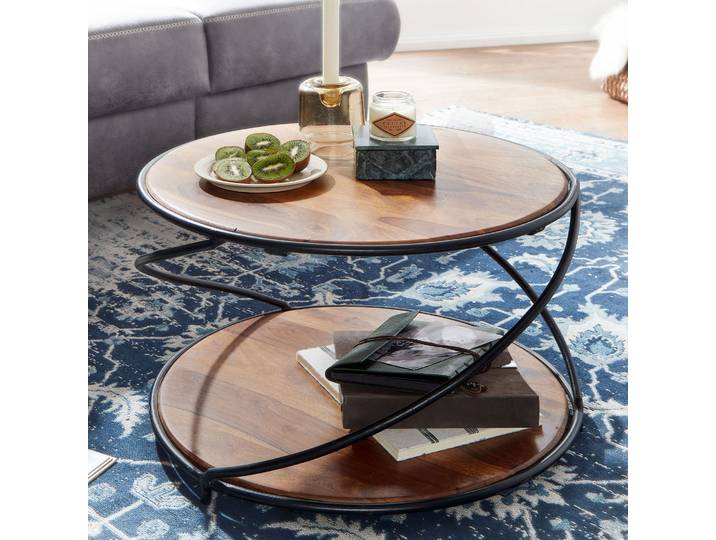 Table basse Wendorf 58 x 35cm Marron