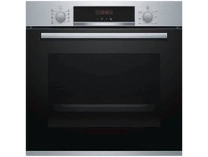 Four électrique encastrable - BOSCH - HBA573BR0 - 71L - Pyrolyse - Acier inoxydable - Gris