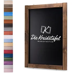 Die Kreidetafel Manufaktur Kreidetafel mit Holzrahmen / Kolonial 60x150cm