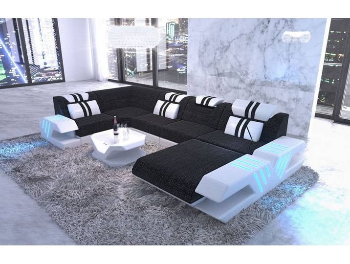 Couchlandschaft Venedig U-Form in Stoff