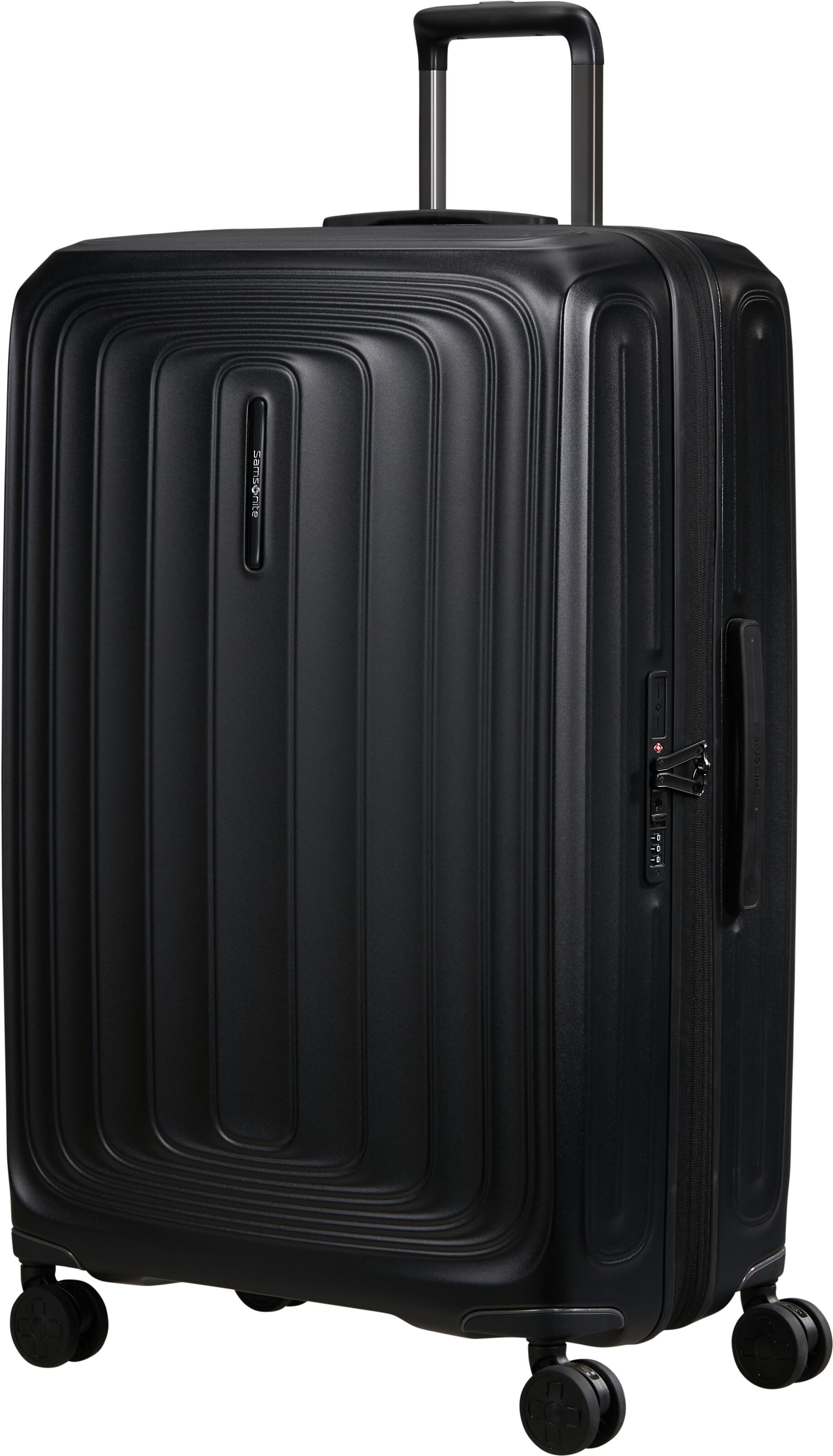 Samsonite "2WANDER" 125 l 4 Rollen aus robustem Polycarbonat, mit Adressetikett und Dehnfalte