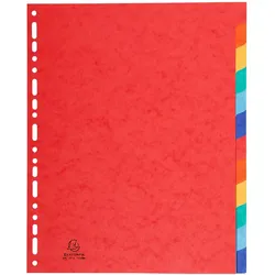 Exacompta Register aus Manilakarton 225g/qm, 12 Positionen, für Format 320x240mm