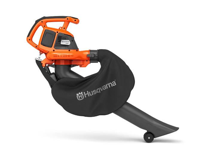 Akku-Laubsauger HUSQVARNA 120iBV, Solo , orange (schwarz, orange), Laubsauger, Akku-Laubsauger, Kompakter 2-in-1 Laubbläser für kleine bis mittelgrosse Grundstücke