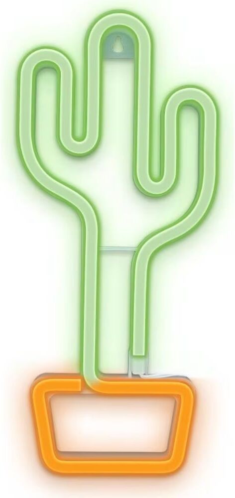 Forever Lámpara Neón Led Cactus Talla Única Unisex
