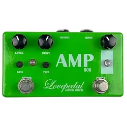 Lovepedal Amp 808 Green Boost/Overdrive Pedal