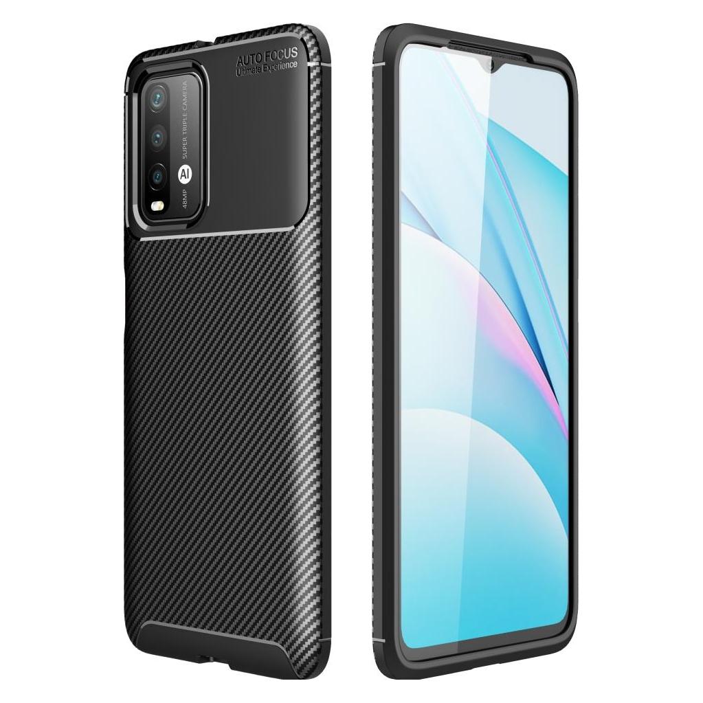 Screenguard Xiaomi Poco M3 Hülle Carbon Design TPU Case (Xiaomi Poco M3) (00028391)