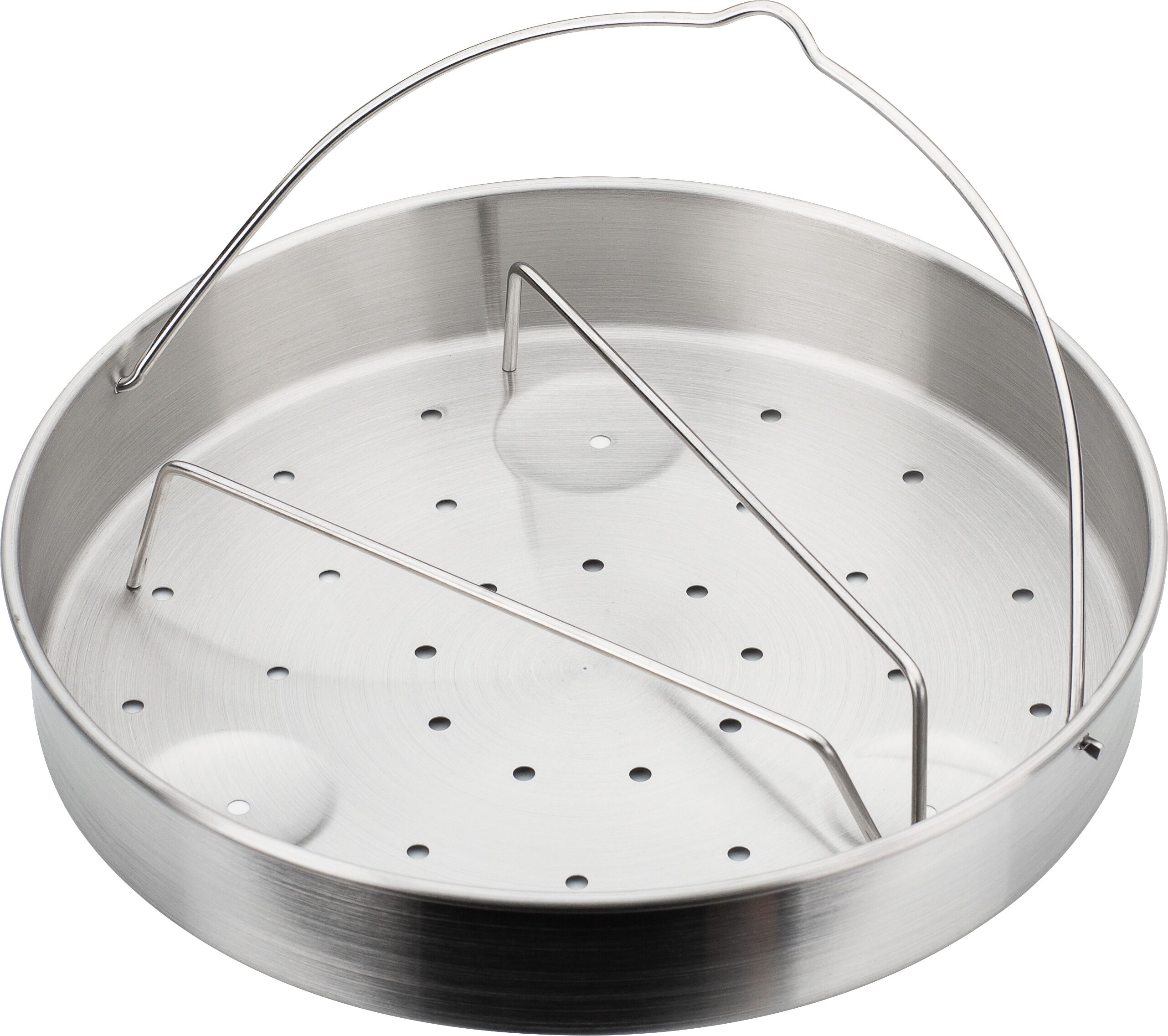 Schnellkochtopf GSW "System RAPID", silber (silberfarben), Ø:22cm, Töpfe, Schnellkochtopf, Dampfkochtopf zum Bio-/Schnellgaren, 2 Garstufen, Induktion