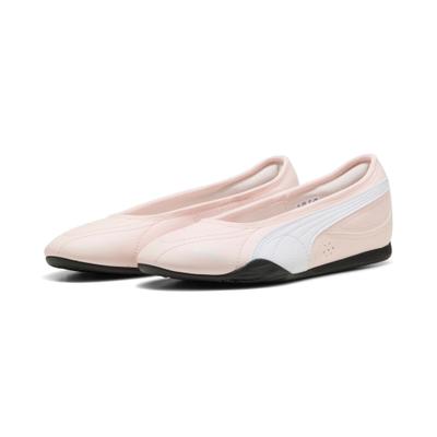 Sneaker PUMA "CATCH SOLEIL BALLERINA", Damen, Gr. 38,5, Textil, rosa (jasmine flower, puma weiß), Synthetik, Schuhe Sneaker, für vielseitige Aktivitäten, mit Textil-Innenmaterial