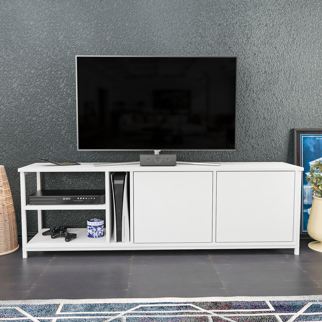 Blue Elephant Primrose TV Stand for TVs up to 70" White 70"