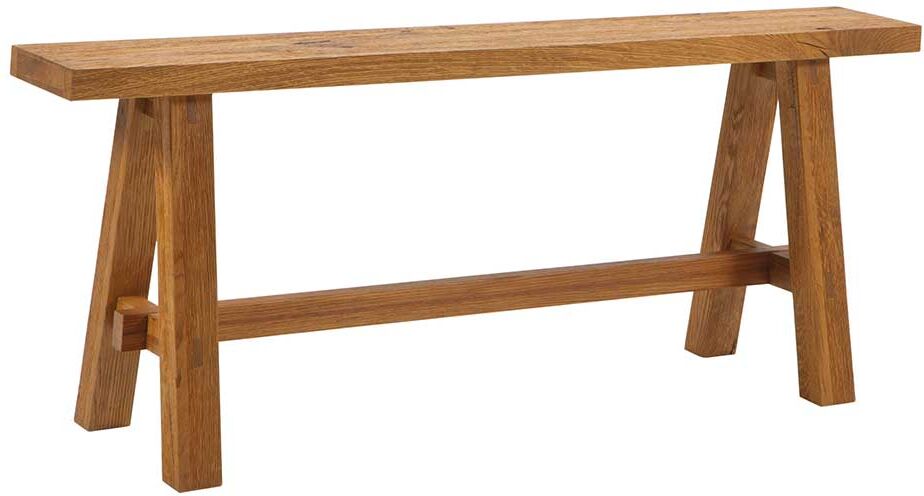 Pharao24.de Massivholz Bank Landhaus Stil aus Wildeiche 110x45x27 cm
