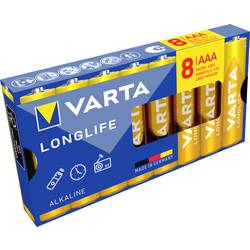 Varta VARTA Longlife AAA Pack 8 Micro (AAA)-Batterie Alkali-Mangan 1200 mAh 1.5 V 8 St. 04103 101 478