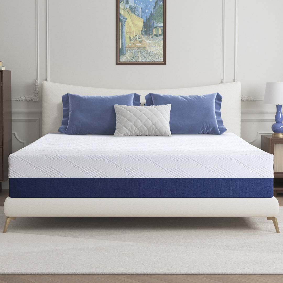 DubidapOn 15 cm, 18cm, 20cm and 25cm Gel Memory Foam Mattress - 5-Zone Support, Reduced Motion Transfer, Medium Firm, Breathable Cover, Box-Packed for Easy Setu 15cm/Single (3')