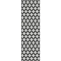 GroJa XL-Designeinsatz Oriental Aluminium Anthrazit DB 703 Sichtschutz
