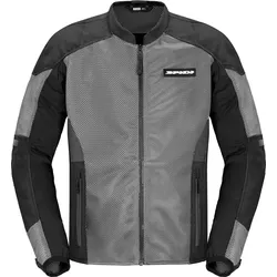 Spidi Super Net, Textiljacke - Schwarz/Neon-Gelb - S