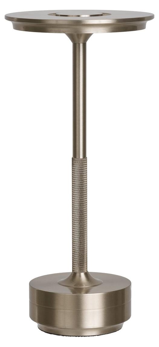 Kendra Home Lyneham oplaadbare LED tafellamp in zilver