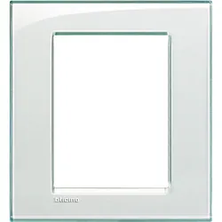Legrand LNA4826KA Abdeckrahmen LIVINGLIGHT für Kompaktinstallation, 3+3 Module, Farbe: Aquamarin