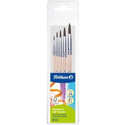 Pelikan Haarpinsel-Pinsel Set Größe 2, 6, 8, 10, 12