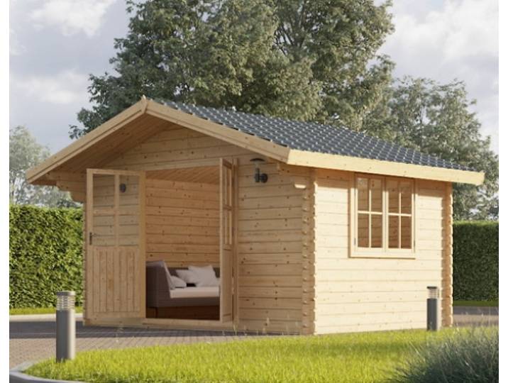Houten tuinhuisje blokhut Redbridge 400x300cm