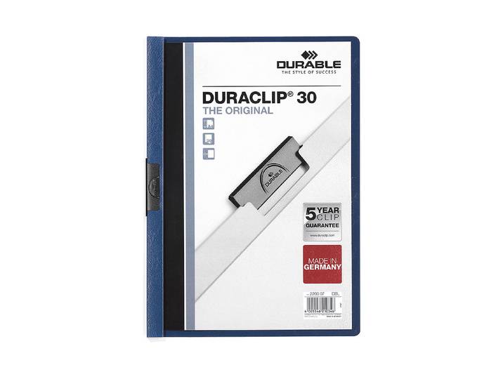 Durable Duraclip Mappe dunkelblau