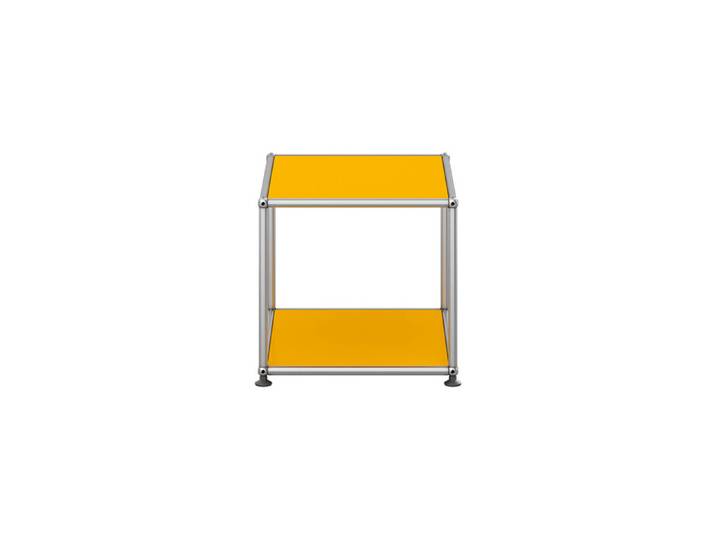 USM Haller Beistell-Tisch M21 gelb goldgelb offen T 418 cm 52.3x39x41.8