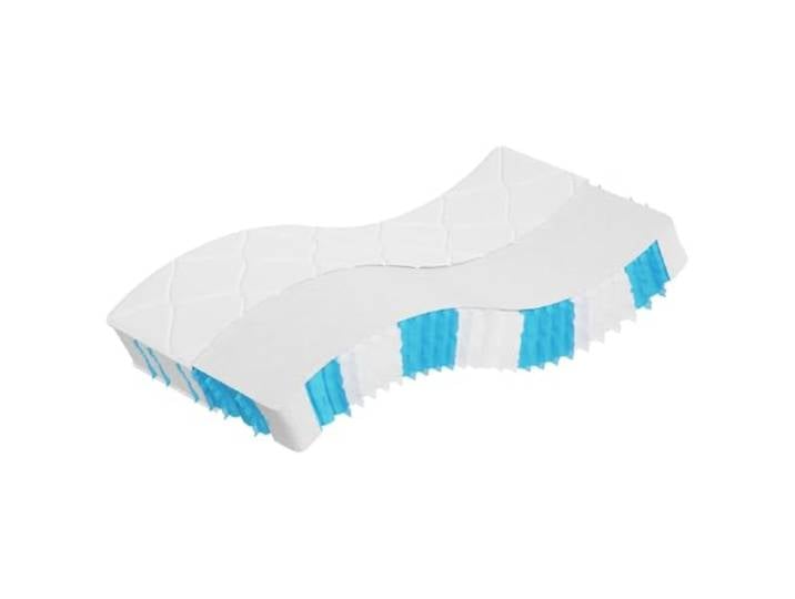 KTHLBRH Matratze Taschenfederkern Mittelfest 90x200 cm 7 Liegezonen Atmungsaktiver Stoff, geräuschabsorbierend, einzeln verpackt, Handabzieher, komfortabel