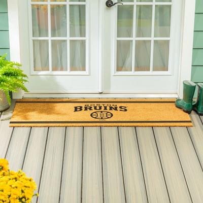 Evergreen Boston Bruins One Color Coir Door Mat