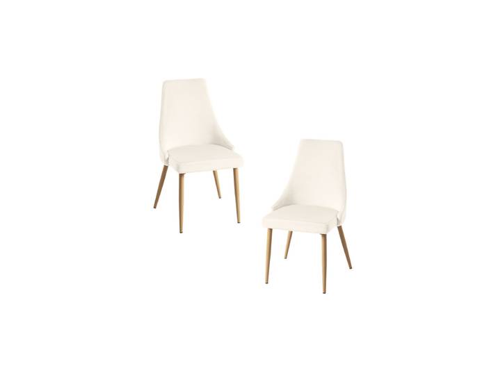 2er Set Stoik Wood Stühle - Beige