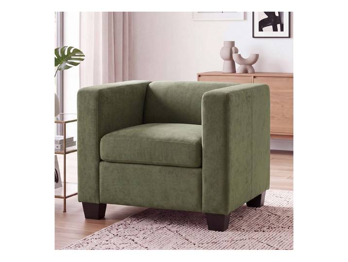 MCW Loungesessel Lille-C, Moderner Lounge-Stil, weicher Chenille-Stoff mit hoher Stoffqualität