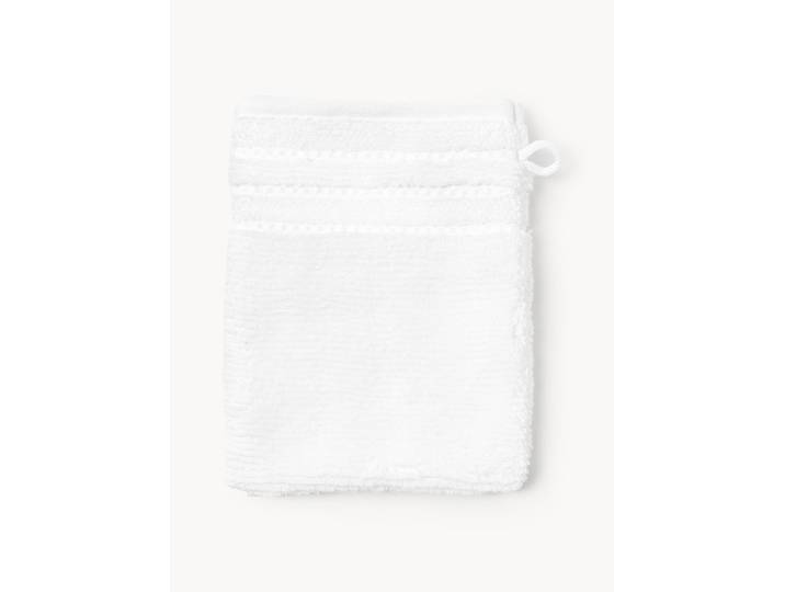 Washandjes Luxe met gestreepte rand, 2 stuks