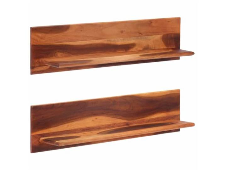MABCQRTY Wandregal 2er Set 112x20x26 cm Schweberegal Akazie Echtholz Hängeregal aus Akazie für Wohnzimmer und Schlafzimmer, 2er Pack Wandboard mit honigfarbener Oberfläche