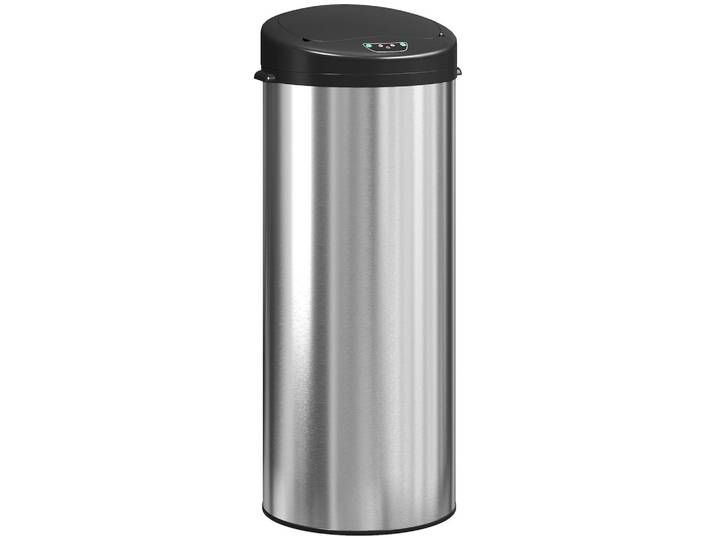 SENSOR-MÜLLEIMER Edelstahl Kunststoff Silber