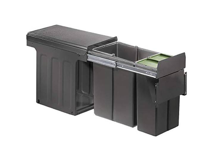 WESCO Abfall-Sammler BioDouble 30BM 20L+10L anthrazit/oriongrau