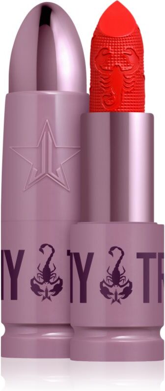 Jeffree Star Cosmetics Scorpio Shiny Trap Lipstick highly pigmented creamy lipstick shade Hot Devotion 3 g