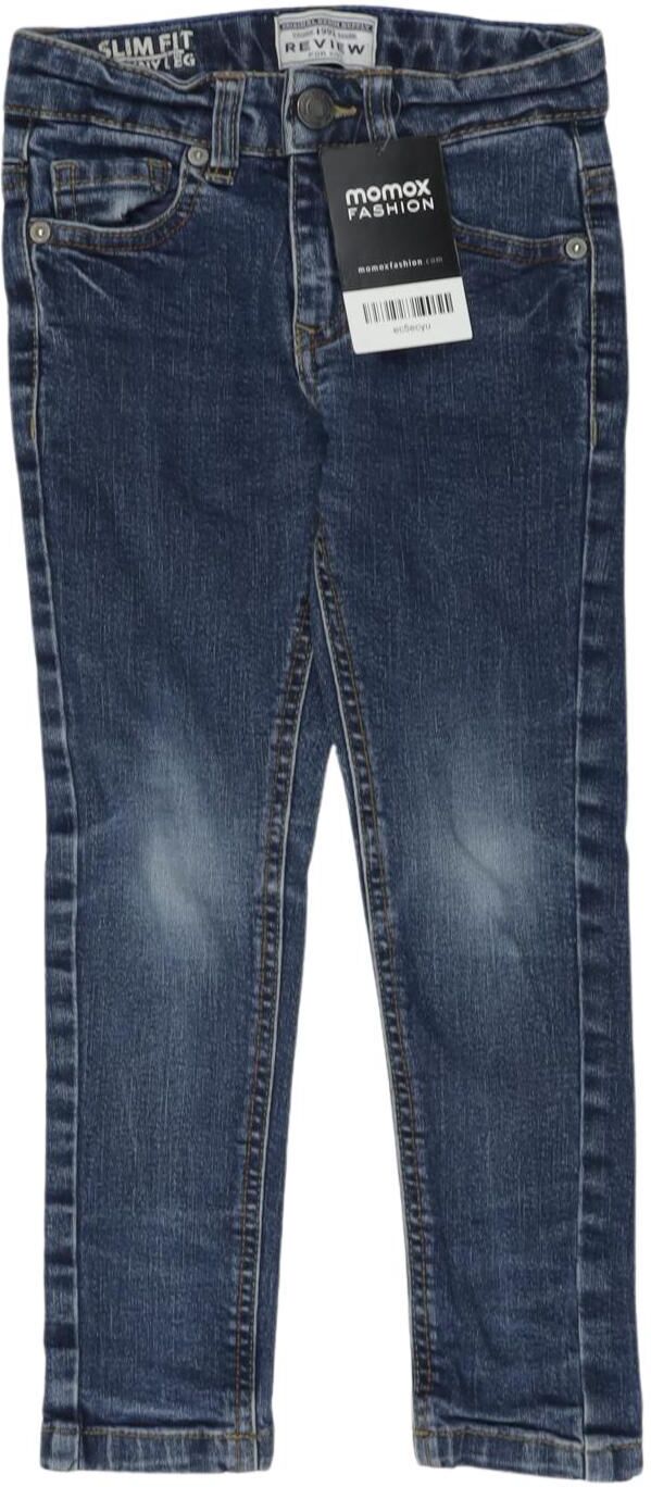Review Mädchen Jeans, Blau, Gr. EU 104, Elasthan / Baumwolle - Second Hand